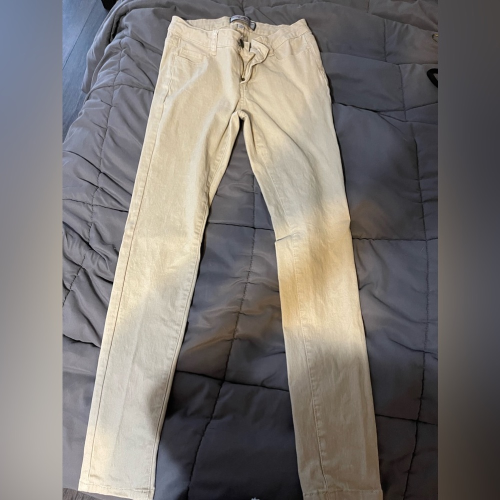 Khaki jeggings